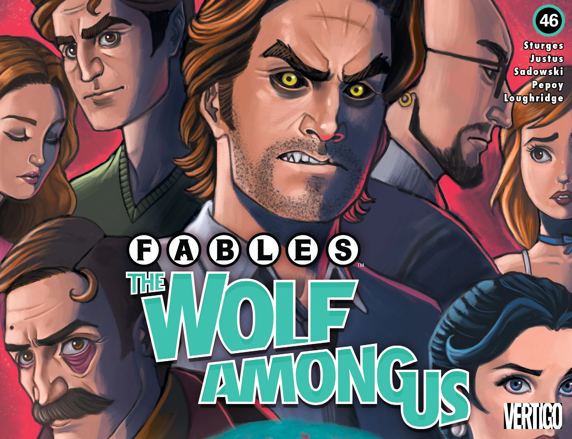 Fables: The Wolf Among Us #46 (DC, 2015 — Cover A) cover